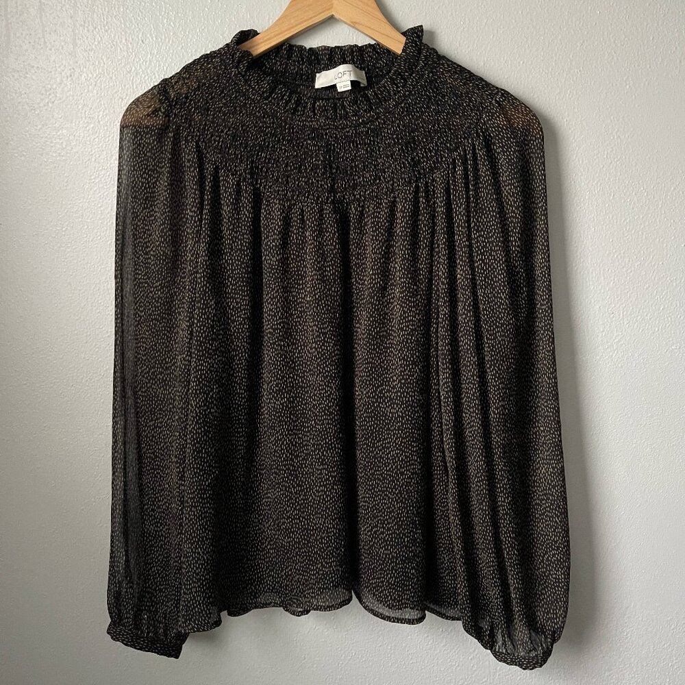 LOFT Women's Long Sleeve Blouse